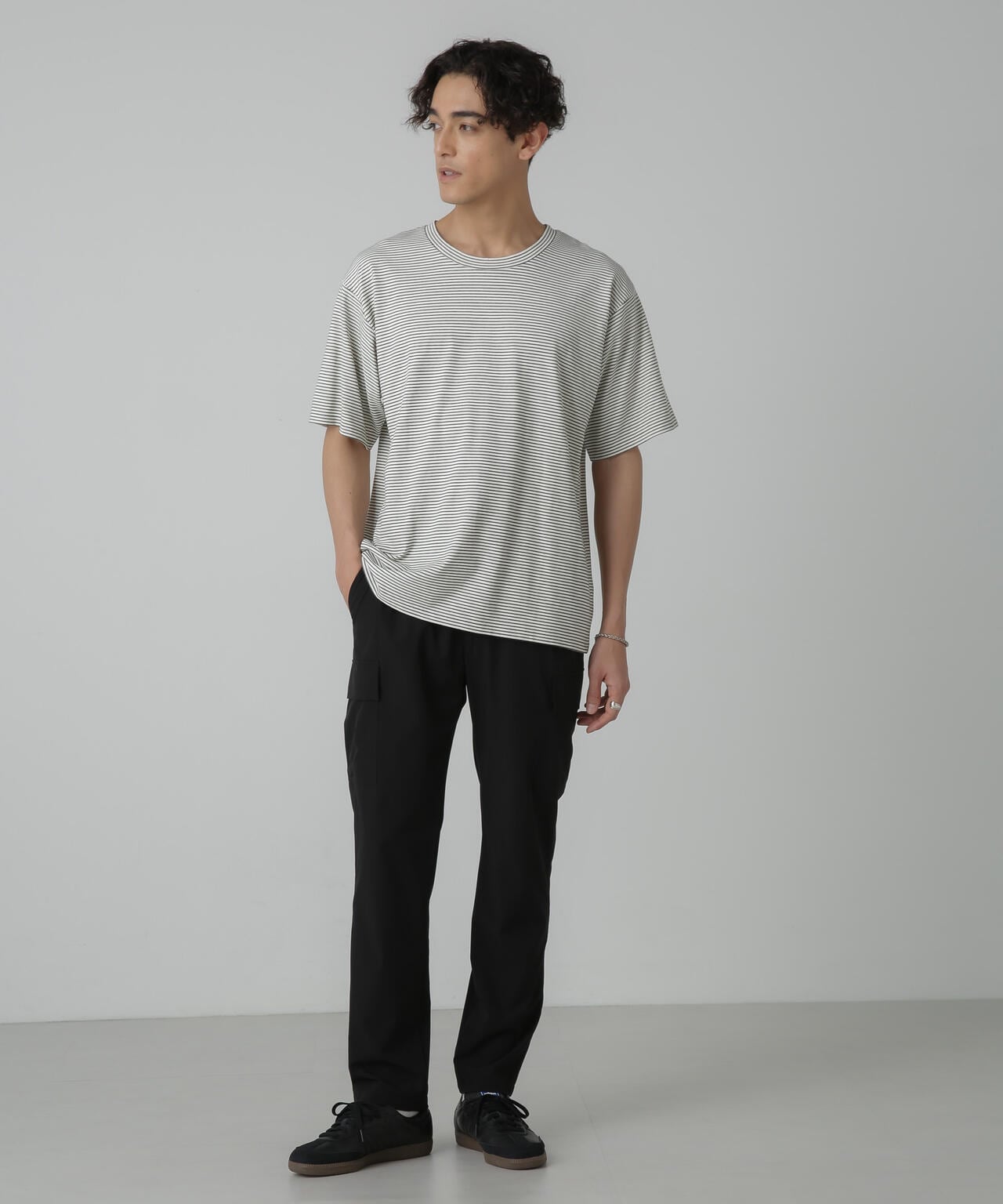 「N trousers」スリムストレッチ カーゴパンツ 6684127237