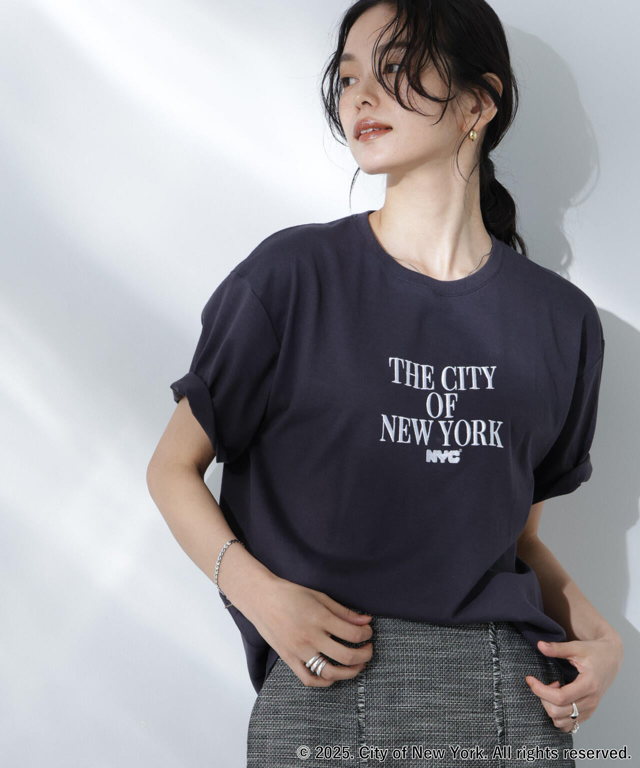 GOOD ROCK SPEED×Anti Soaked(R) 汗染み防止 NYC Tシャツ 6695124308
