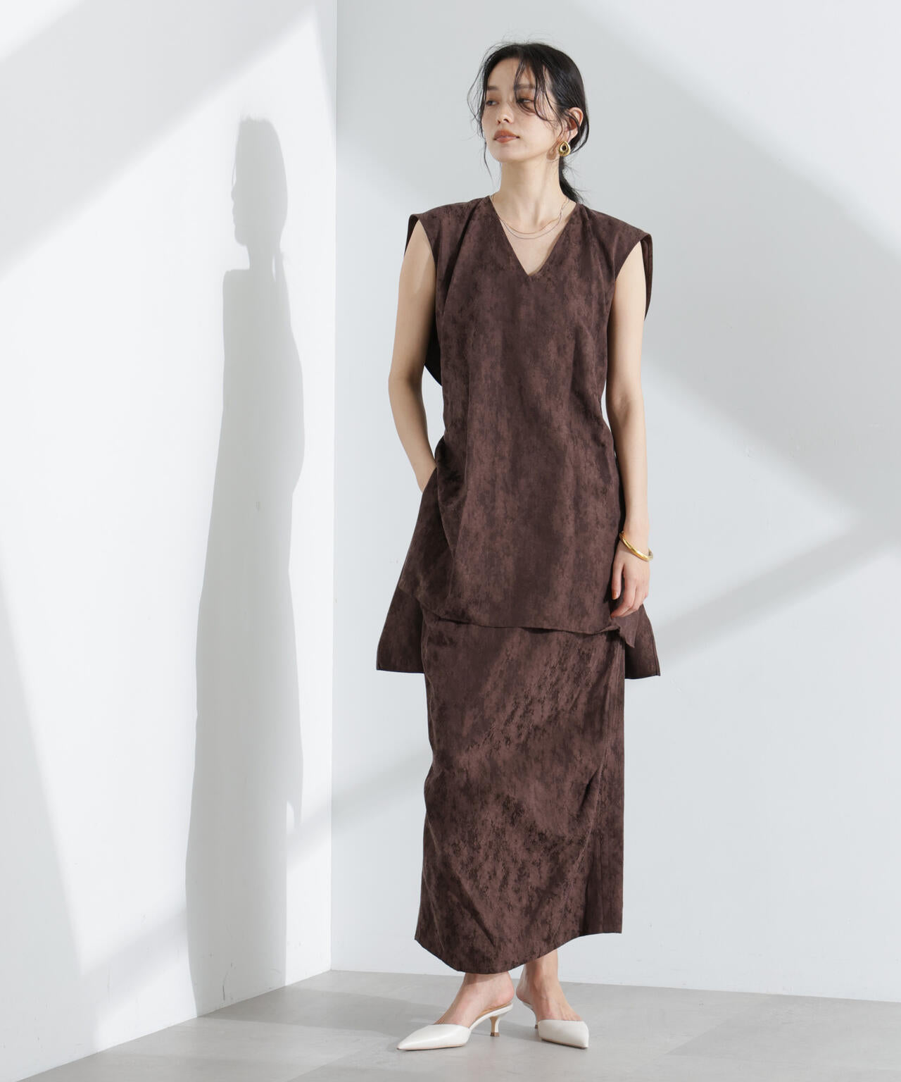 ANTHEM A/MISTY JACQUARD TIGHT SKIRTS(セットアップ可) 6715130012