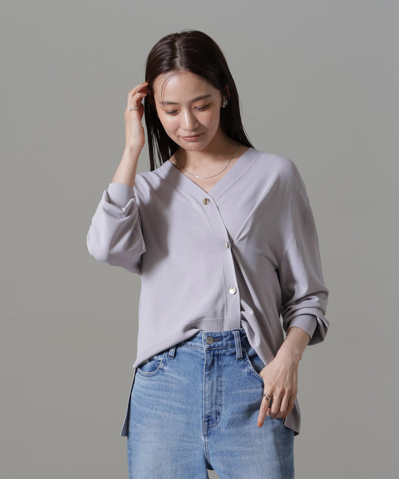 カシュクール2wayカーディガン 6734222303