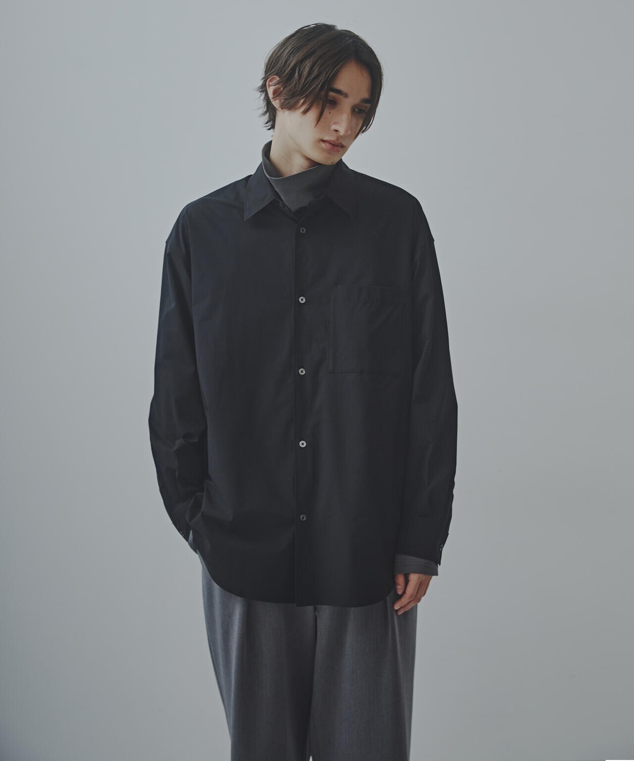 「Commonuse」SOLOTEX リラクシングプレーンシャツ 6684220215
