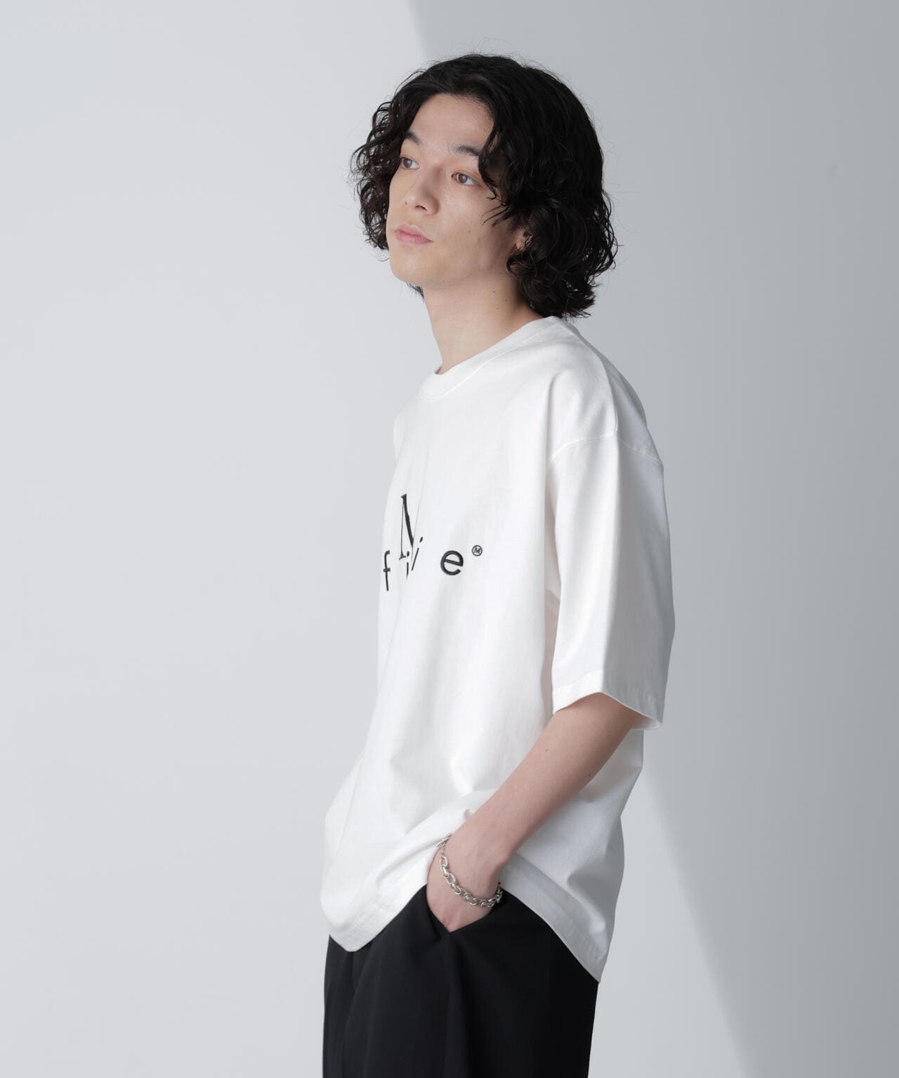 「MOFFISIE」オリジナルプリント刺繍 Tシャツ 半袖 6724124235