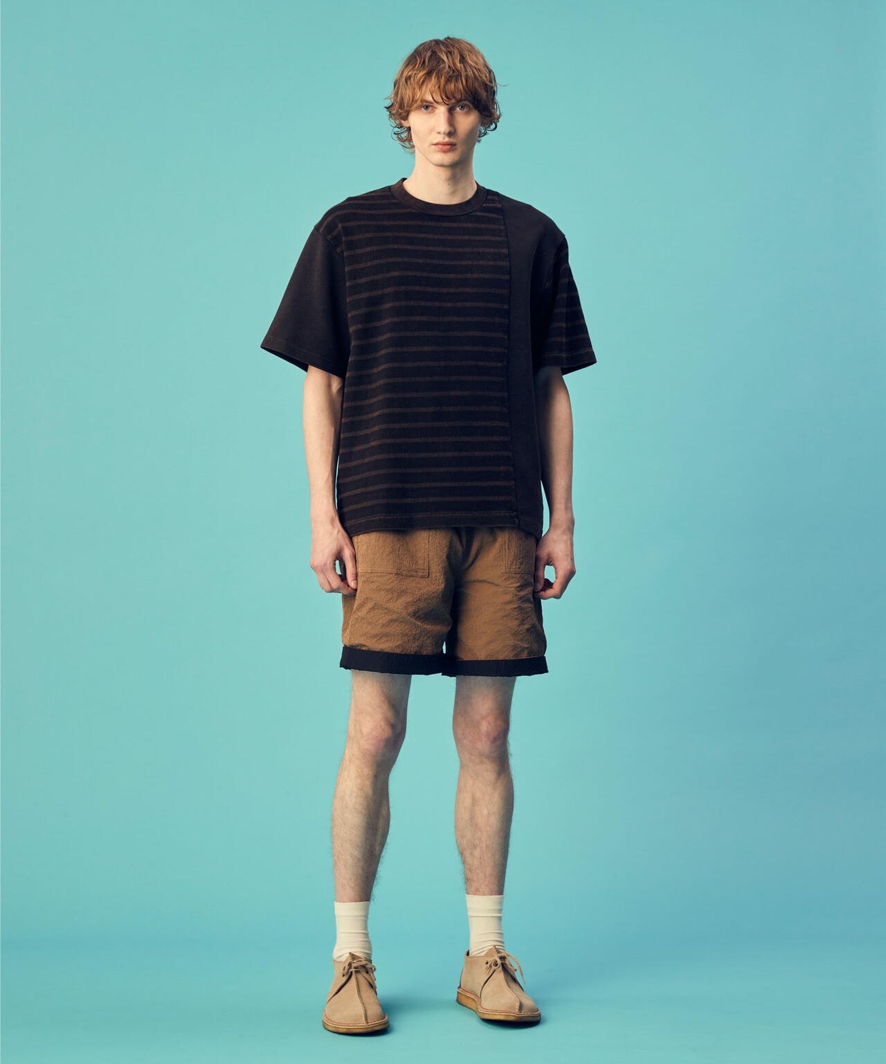 「GriffinHartland」別注製品染めボーダーTシャツ 6684124230