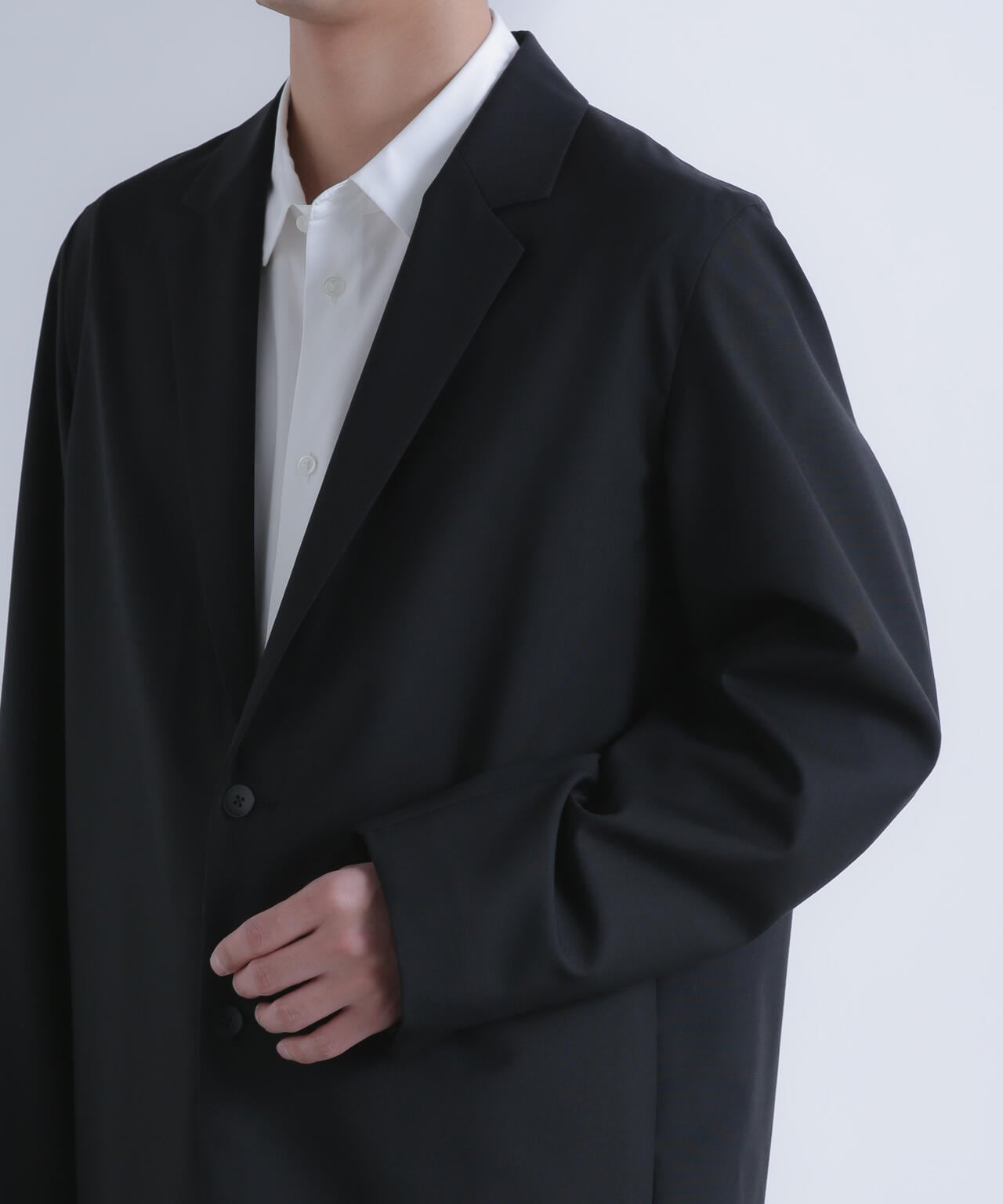 ATON/WOOL TROPICAL TAILORED JACKET 6704116021