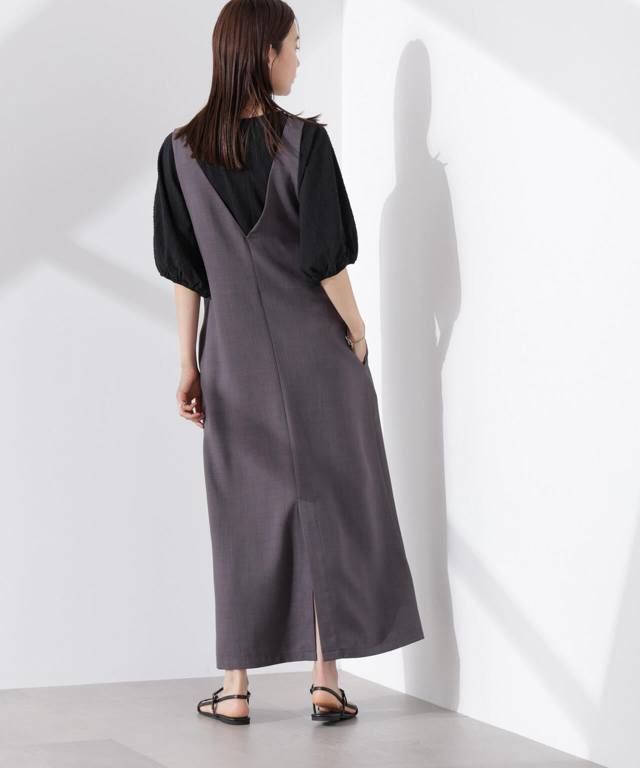 前後2wayサロペットワンピース 6735119330