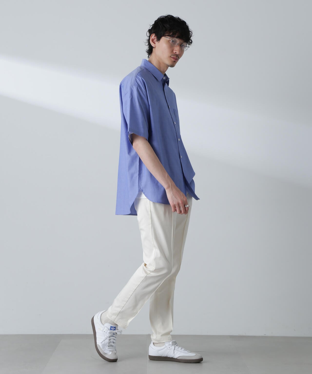 BIGシャンブレーシャツ 半袖 6724221215