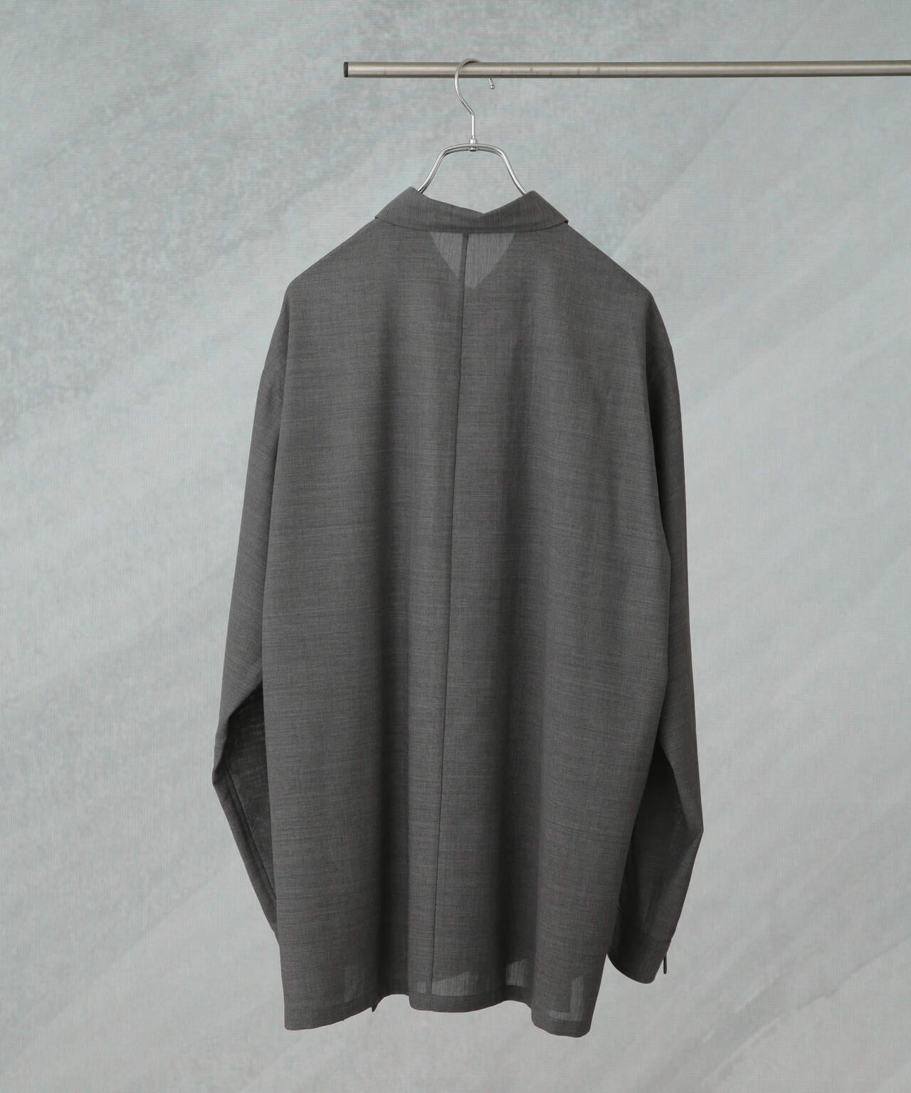 ATON/TWIST WOOL TROPICAL OS SHIRT(セットアップ可) 6705120110