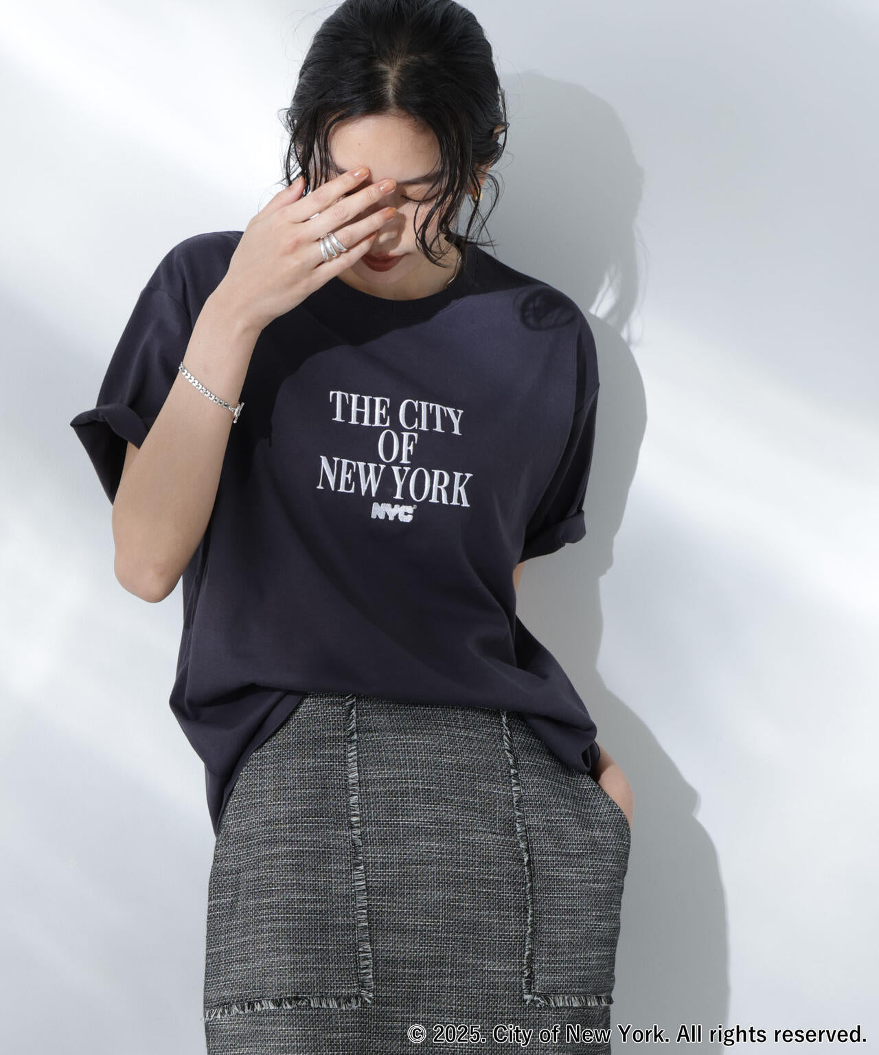 GOOD ROCK SPEED×Anti Soaked(R) 汗染み防止 NYC Tシャツ 6695124308