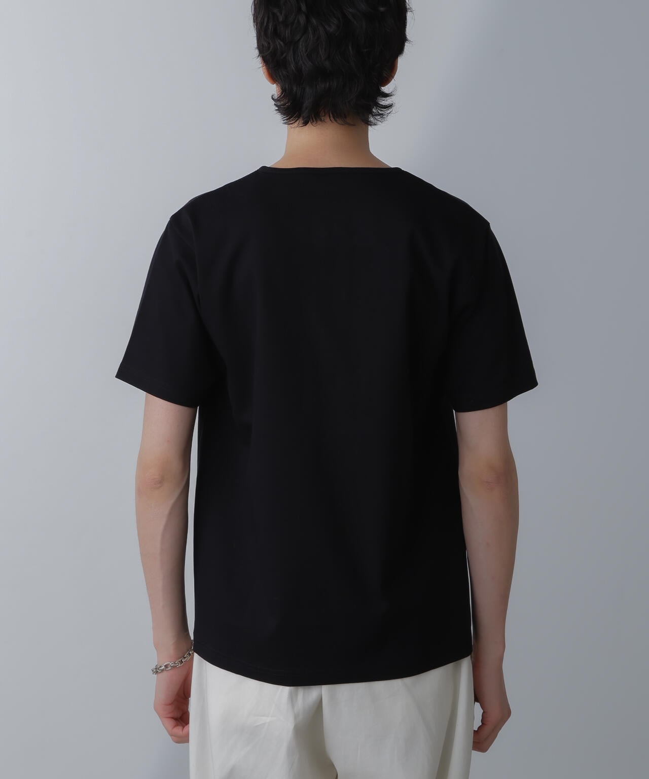 WEB限定/アンチスメル ヘンリーネックTシャツ 半袖 6724124227
