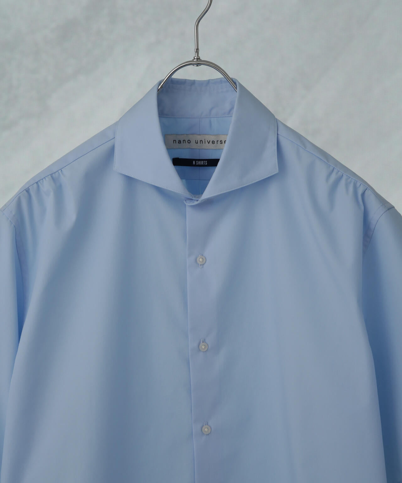 「N shirt」Anti Soaked(R)汗染み防止ホリゾンタルカラーシャツ半袖 6685121231