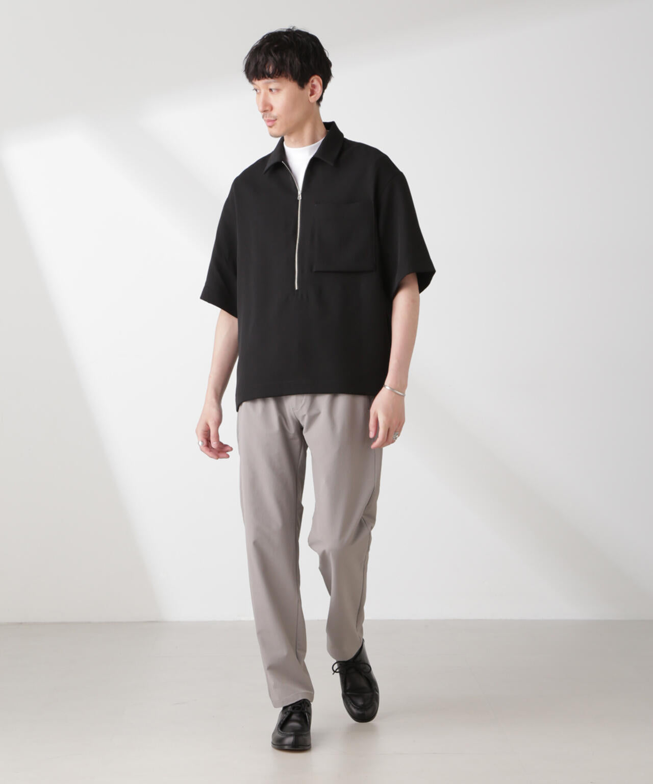 Epoche ハーフZIPシャツ 6685121208