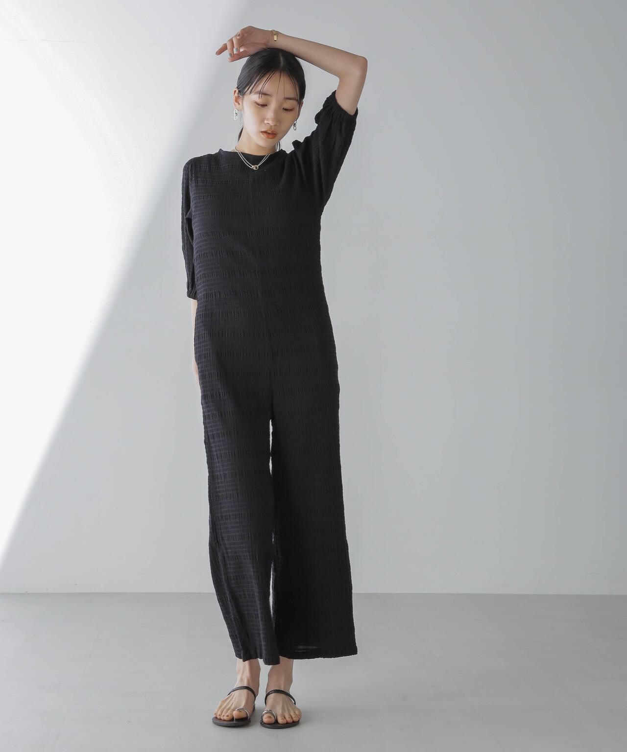 RITA ROW/Puffy sleeves jumpsuit 6714119047