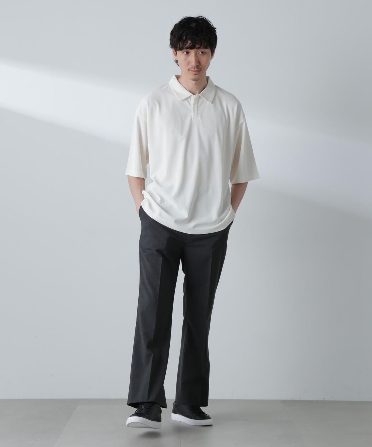 ドライカノコワイドポロシャツ 半袖 6724124253