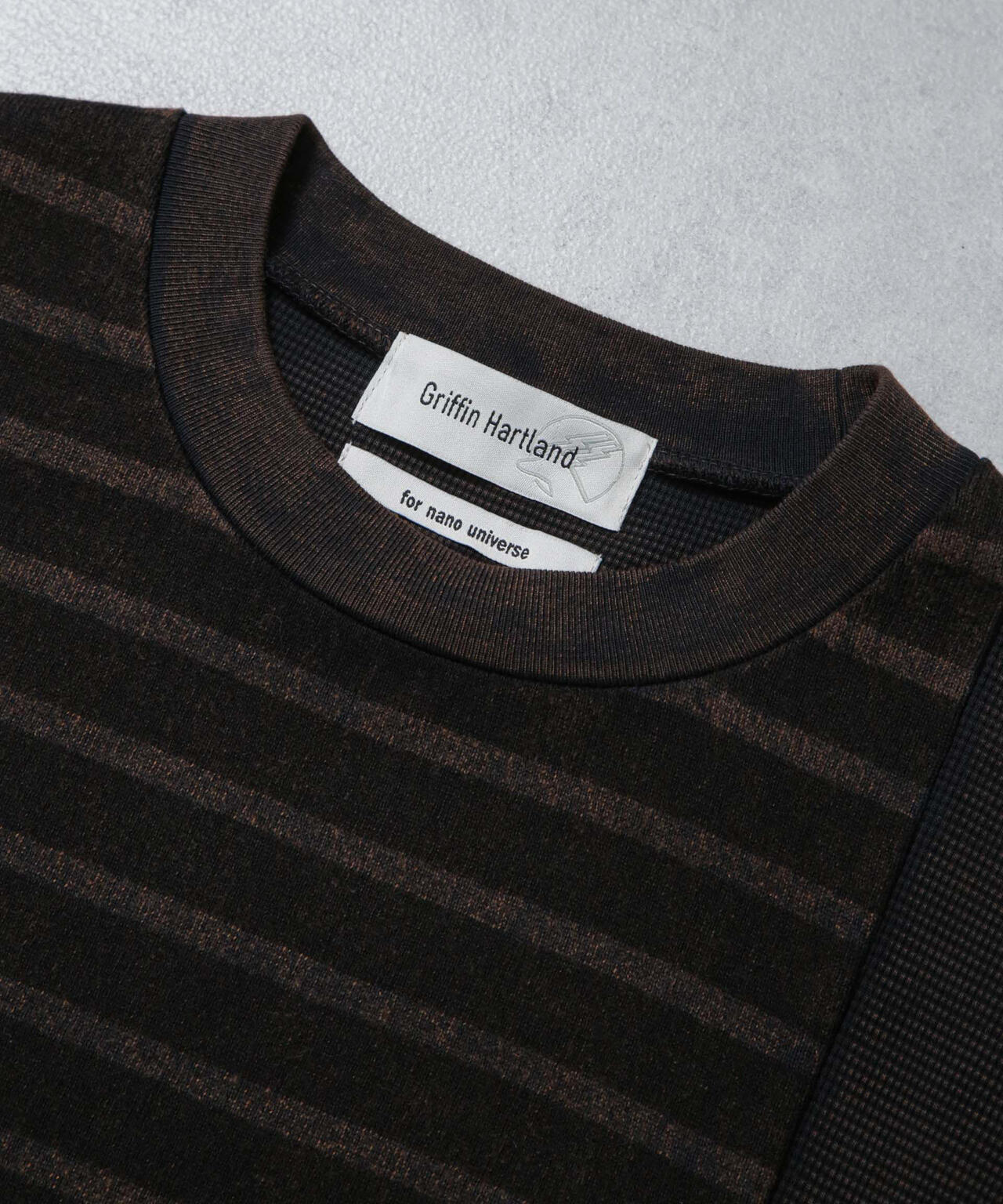 「GriffinHartland」別注製品染めボーダーTシャツ 6684124230