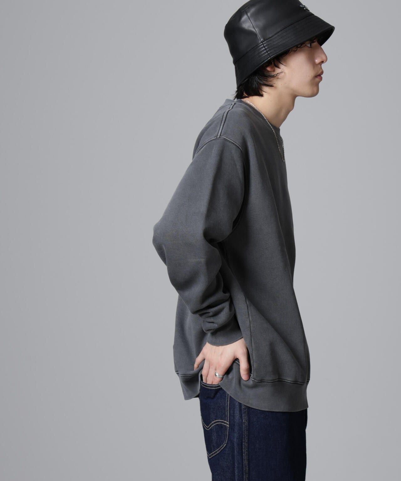 PENNEYS BLACK ピグメントスウェット 6724223233
