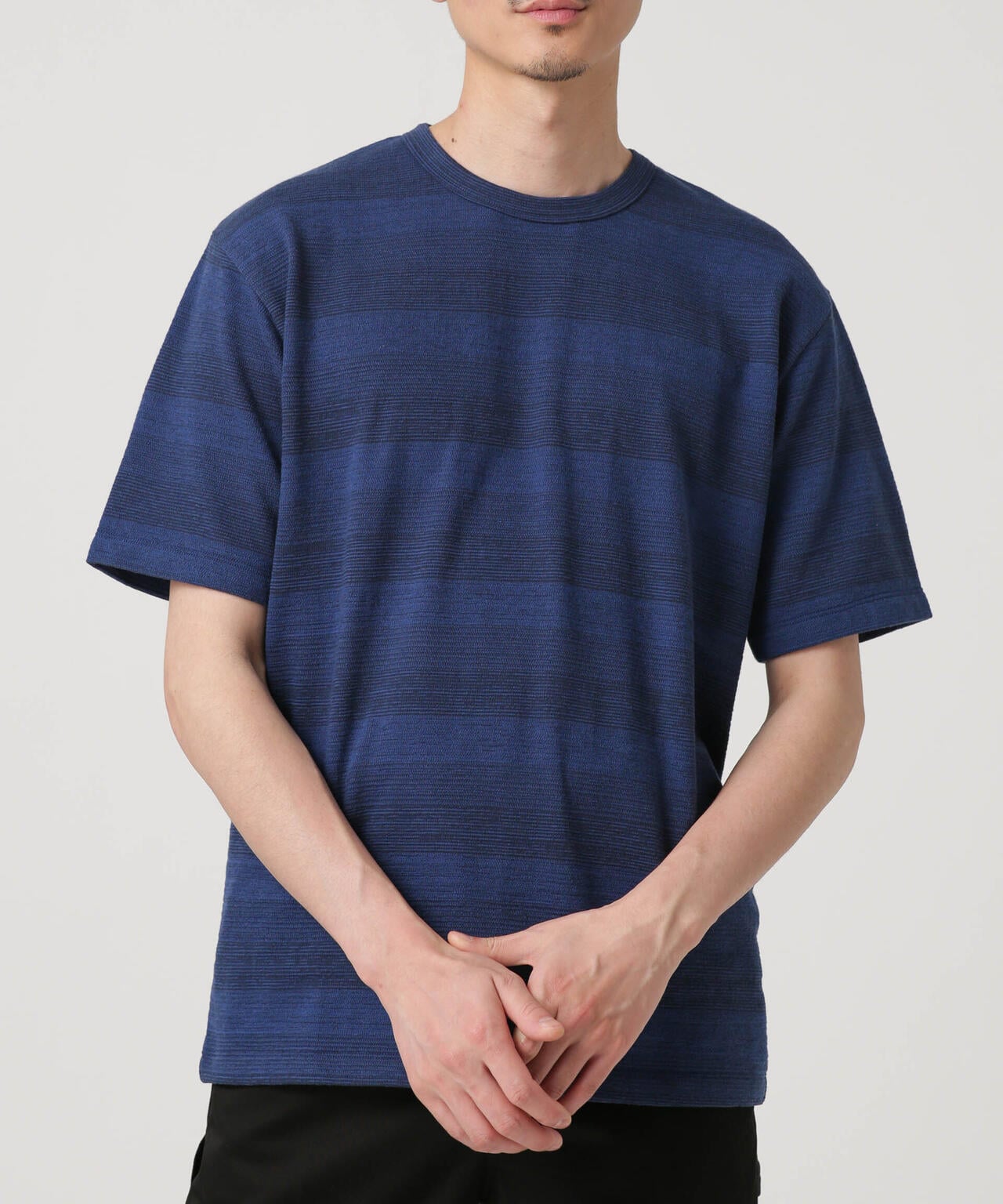 LB.03/メランジボーダークルーネックTシャツ 6683124232