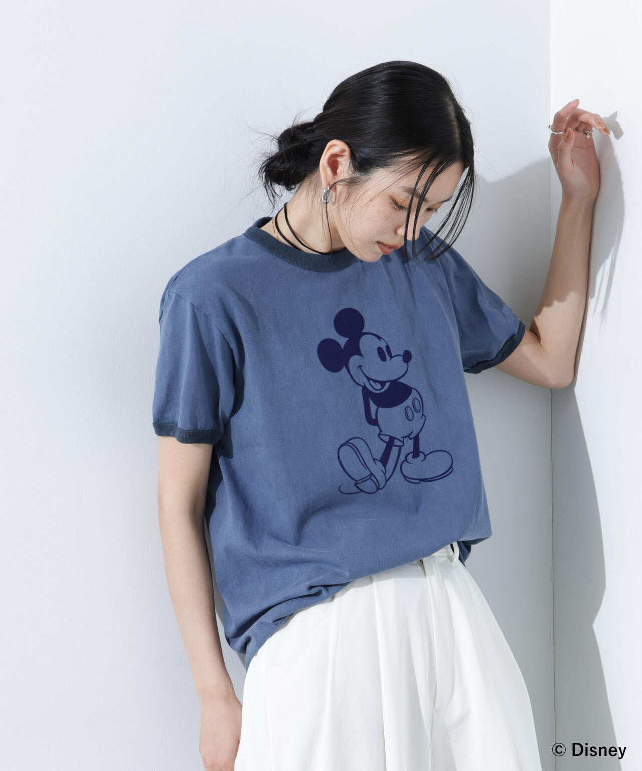 GOOD ROCK SPEED/【Disney】MICKEY MOUSE/リンガーT 6715124028
