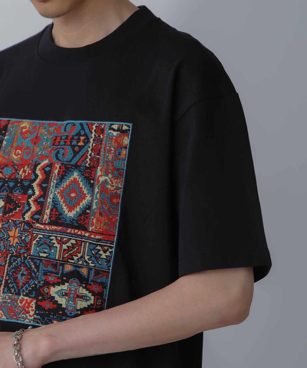 フレームアートワイドTシャツ 半袖 6724124228