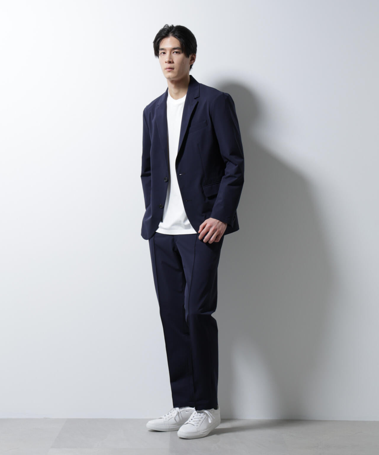 「N TROUSERS BASIC」ダントツオチール防汚テックストレッチパンツ(セットアップ可) 6685129207