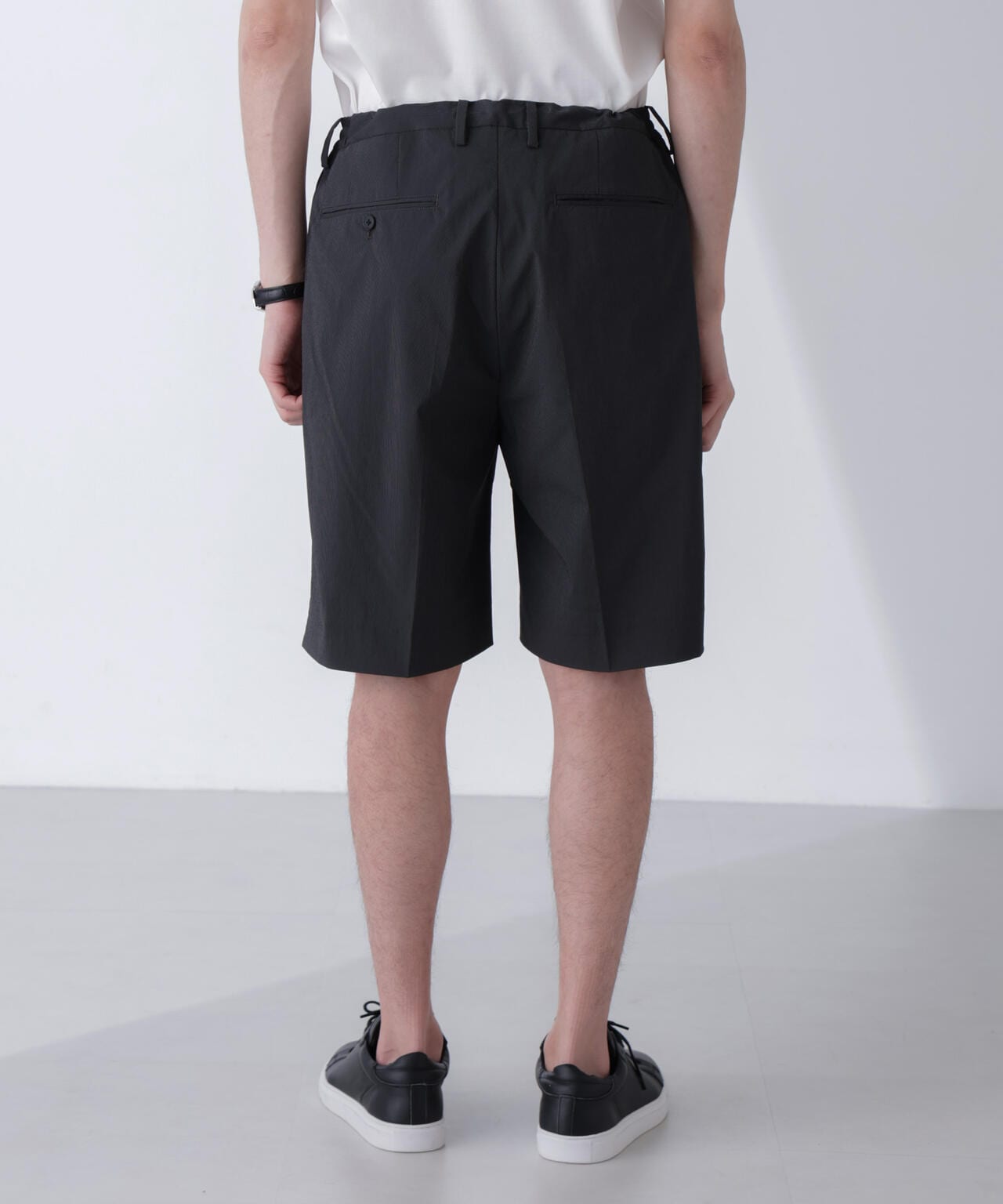 「N SHORTS」ショーツ ライトナイロンピンストライプ 6684128206