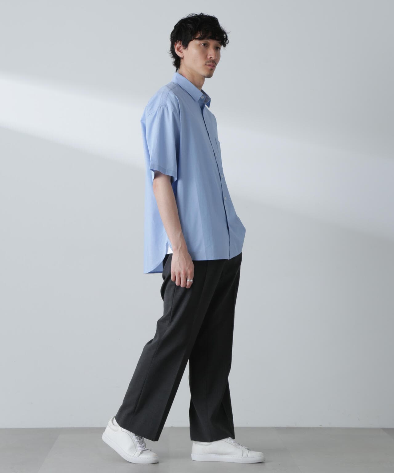 BIGシャンブレーシャツ 半袖 6724221215