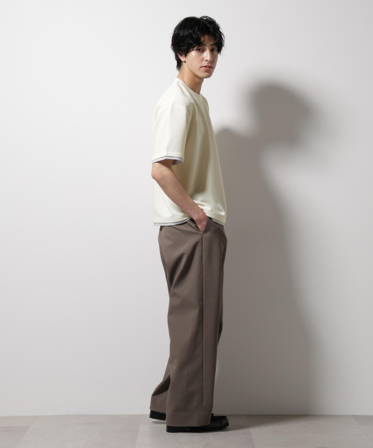 ガーターフェイクレイヤードTシャツ 半袖 6725124236
