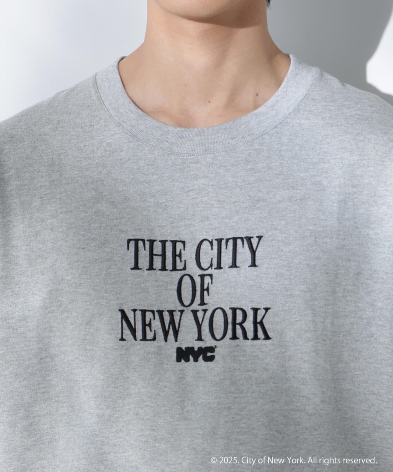 Anti Soaked(R)×NYC ロゴ刺繍 汗染み防止Tシャツ 6685124222