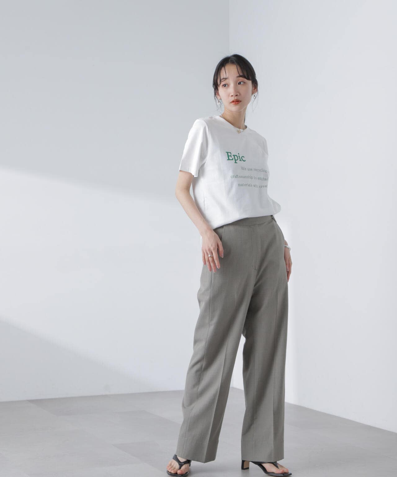 ロゴプリントTシャツ 6734124309