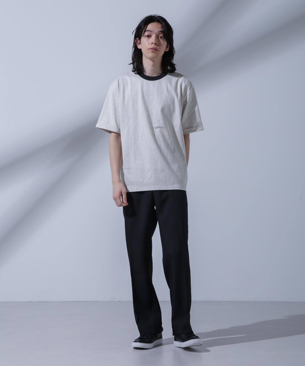 Anti Soaked 汗染み防止 リンガーネックTシャツ 6684124215