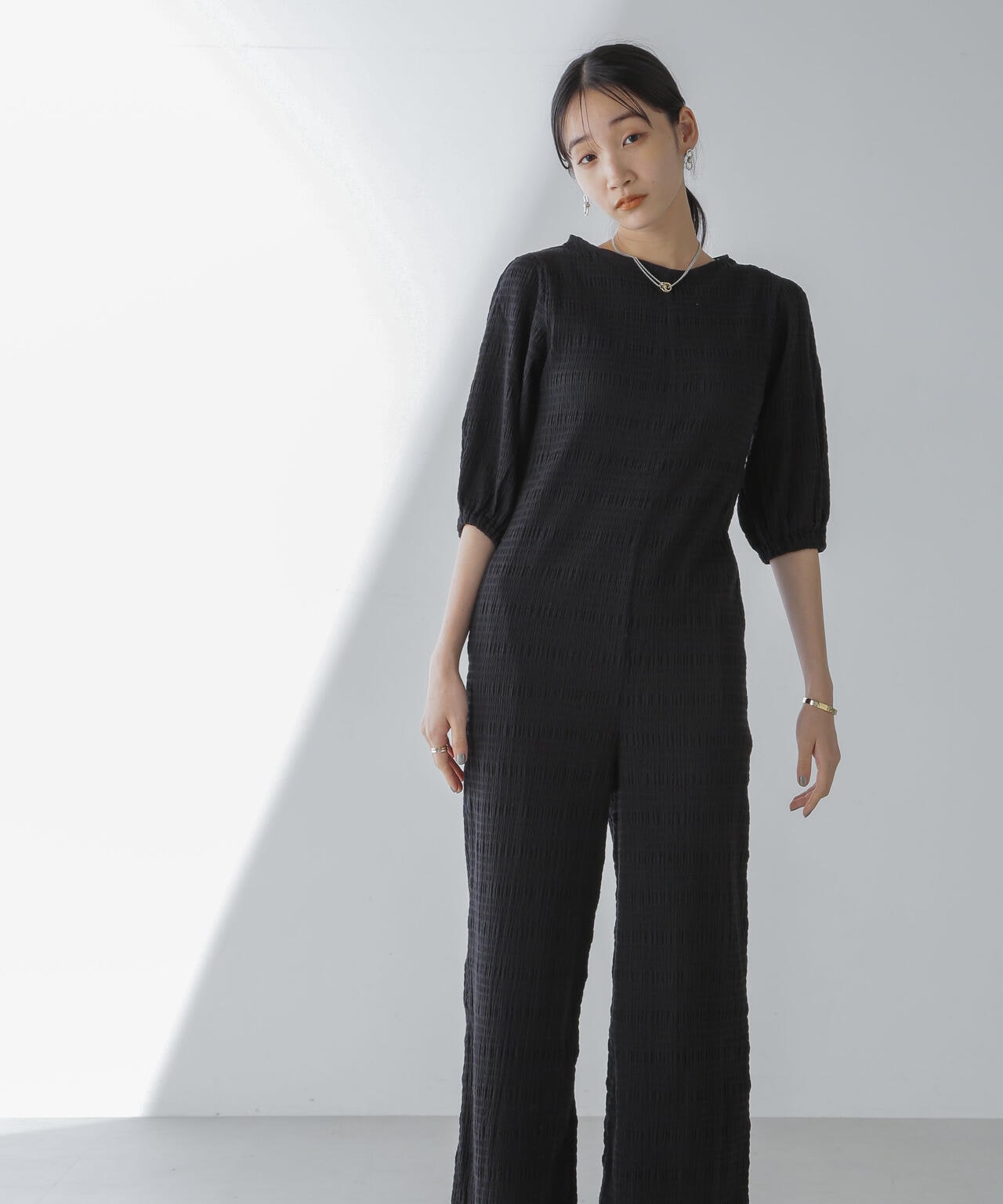 RITA ROW/Puffy sleeves jumpsuit 6714119047