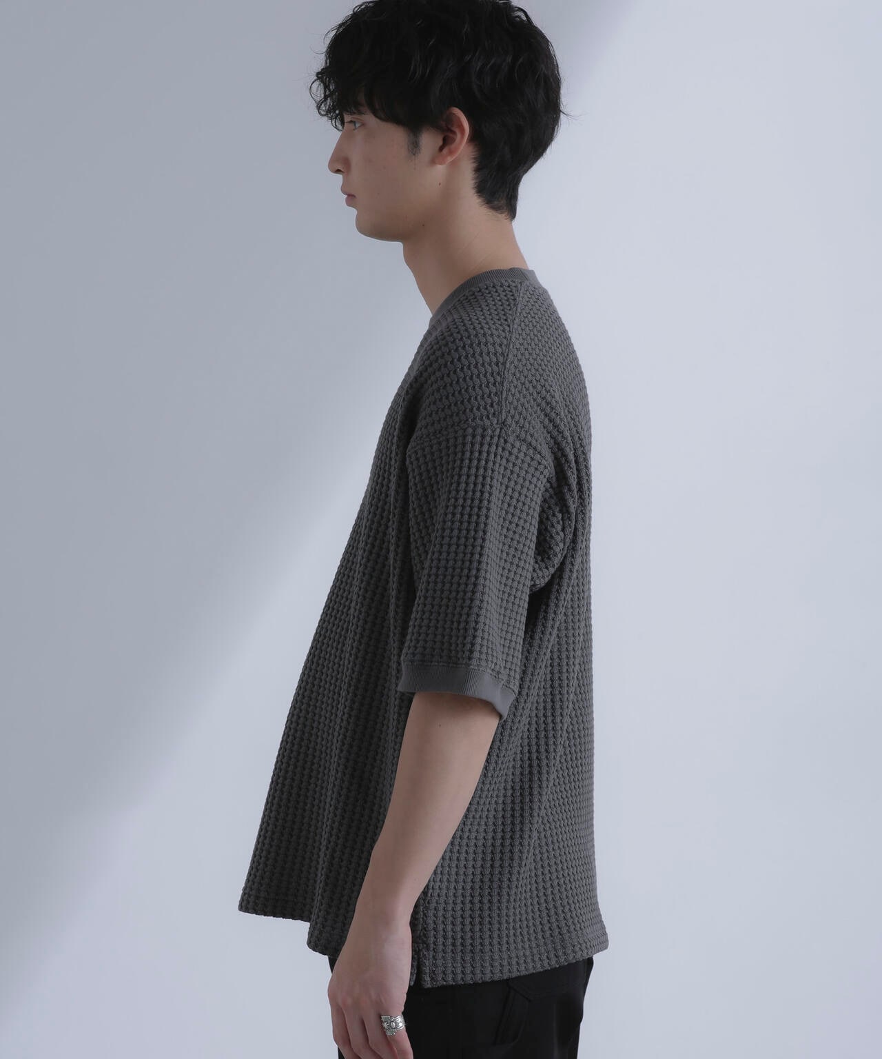 オニワッフルビッグTシャツ 五分袖 6724124212