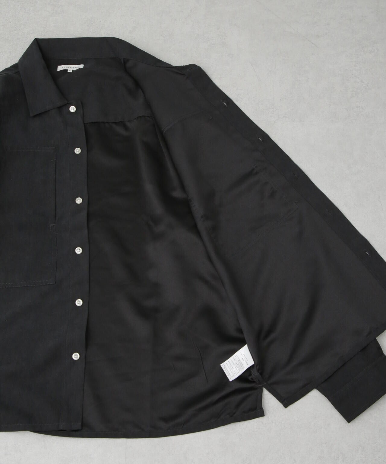 NORMANBROS/NORMANBROS 別注 ワイドポケット ピーチ起毛シャツ 6724220221
