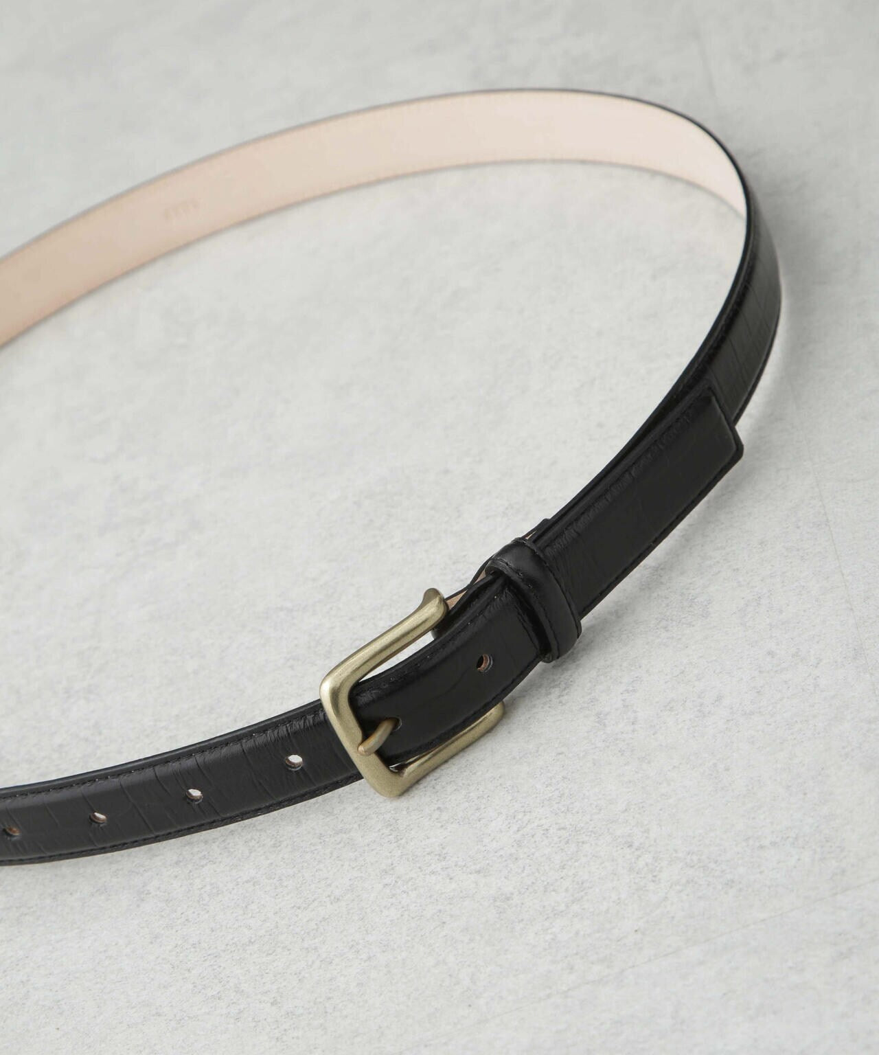 ITTI/別注 CROCO EMBOSS BELT 6704250004