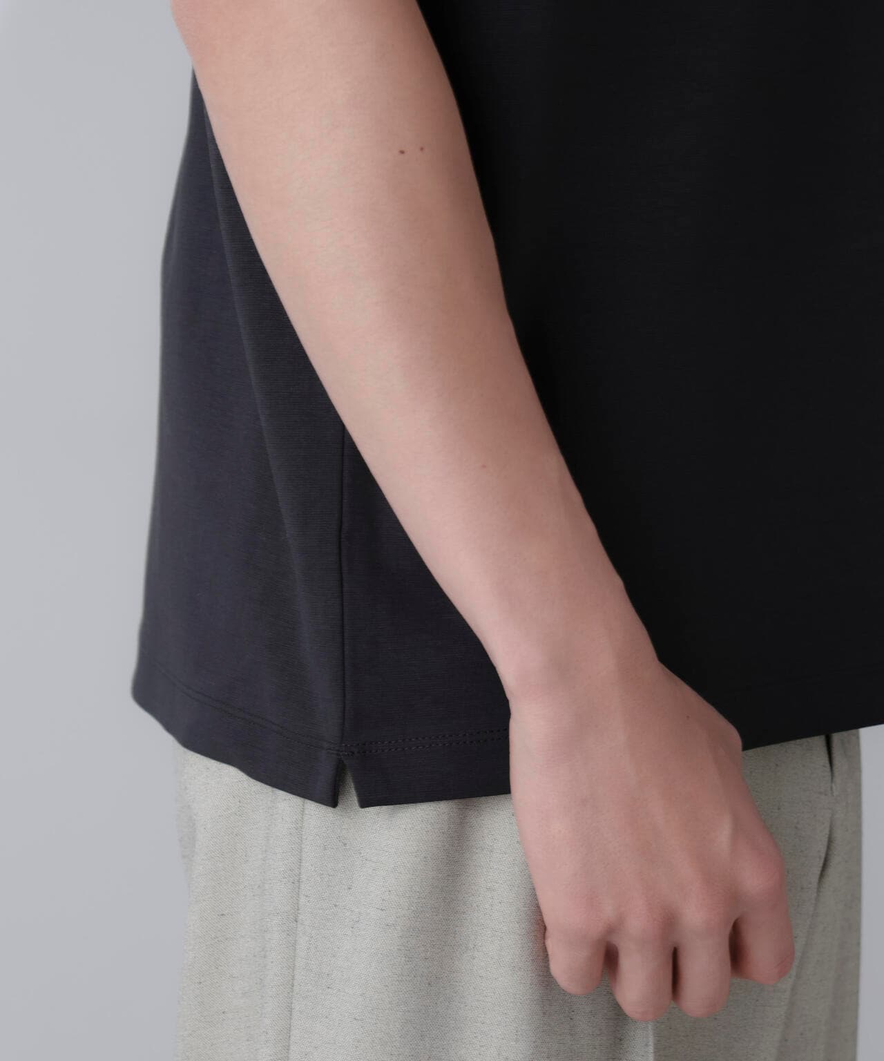 ダブルスムースVネックTシャツ 半袖 6724124232