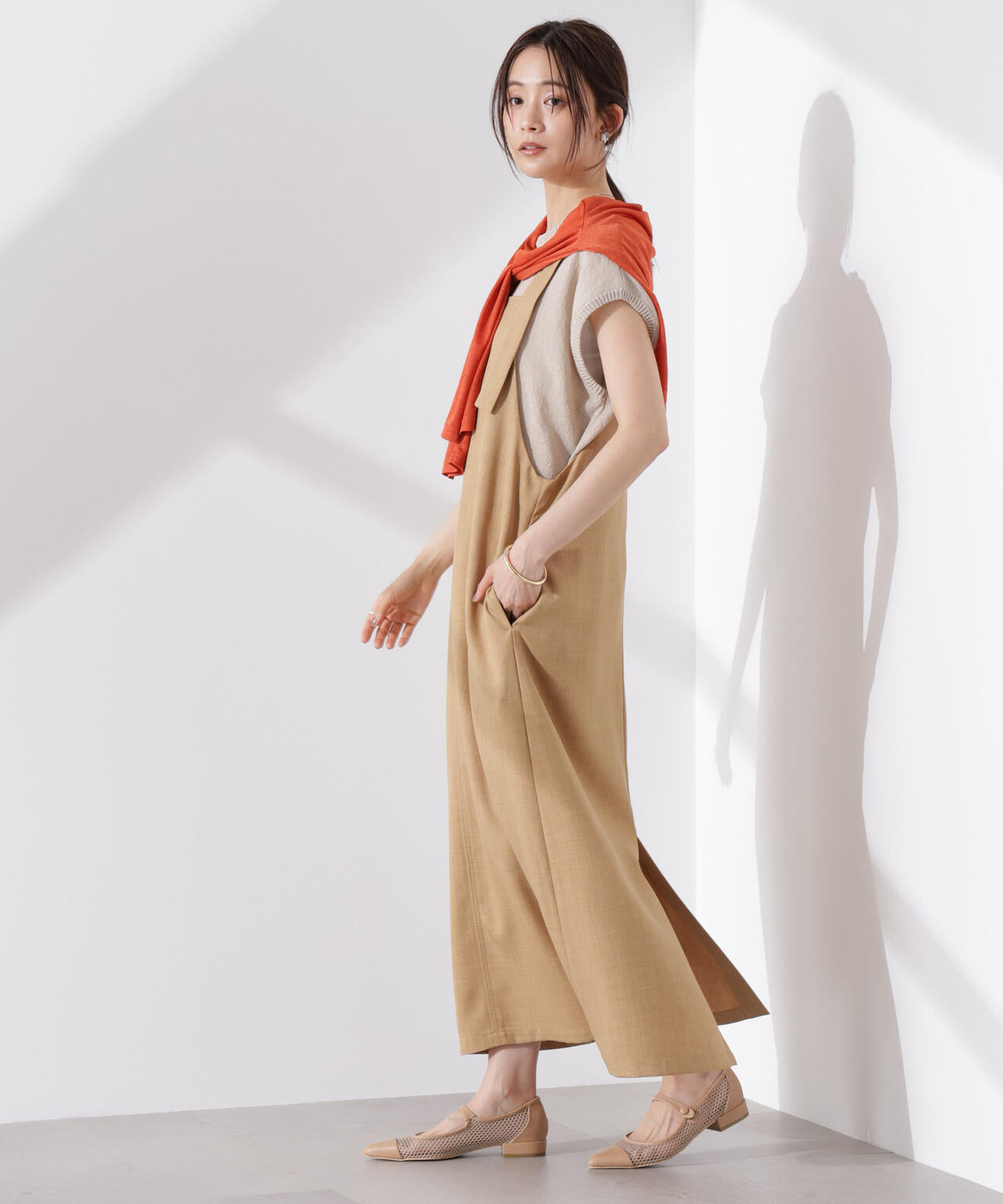 前後2wayサロペットワンピース 6735119330