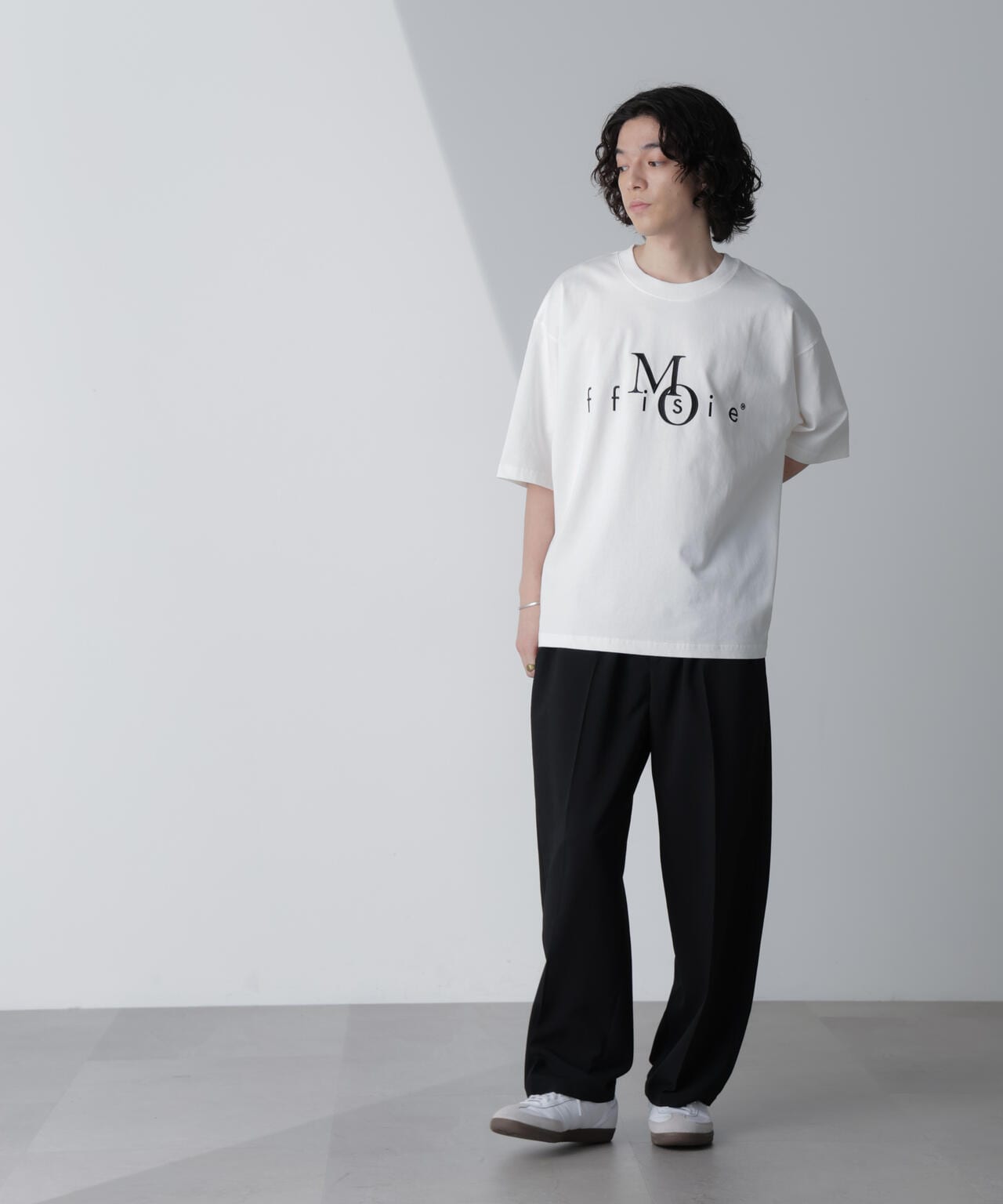 「MOFFISIE」オリジナルプリント刺繍 Tシャツ 半袖 6724124235