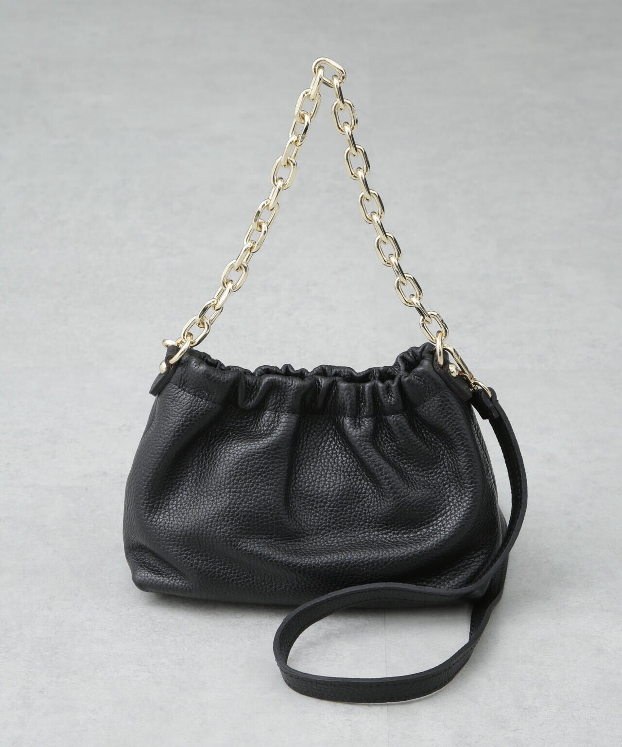 AULENTTI/2WAY レザーチェーンショルダーバッグ 6715132054