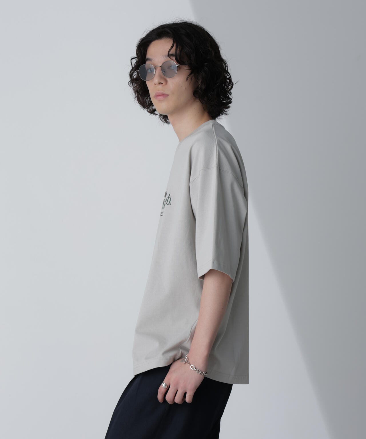 「MOFFISIE」オリジナルプリント刺繍 Tシャツ 半袖 6724124235