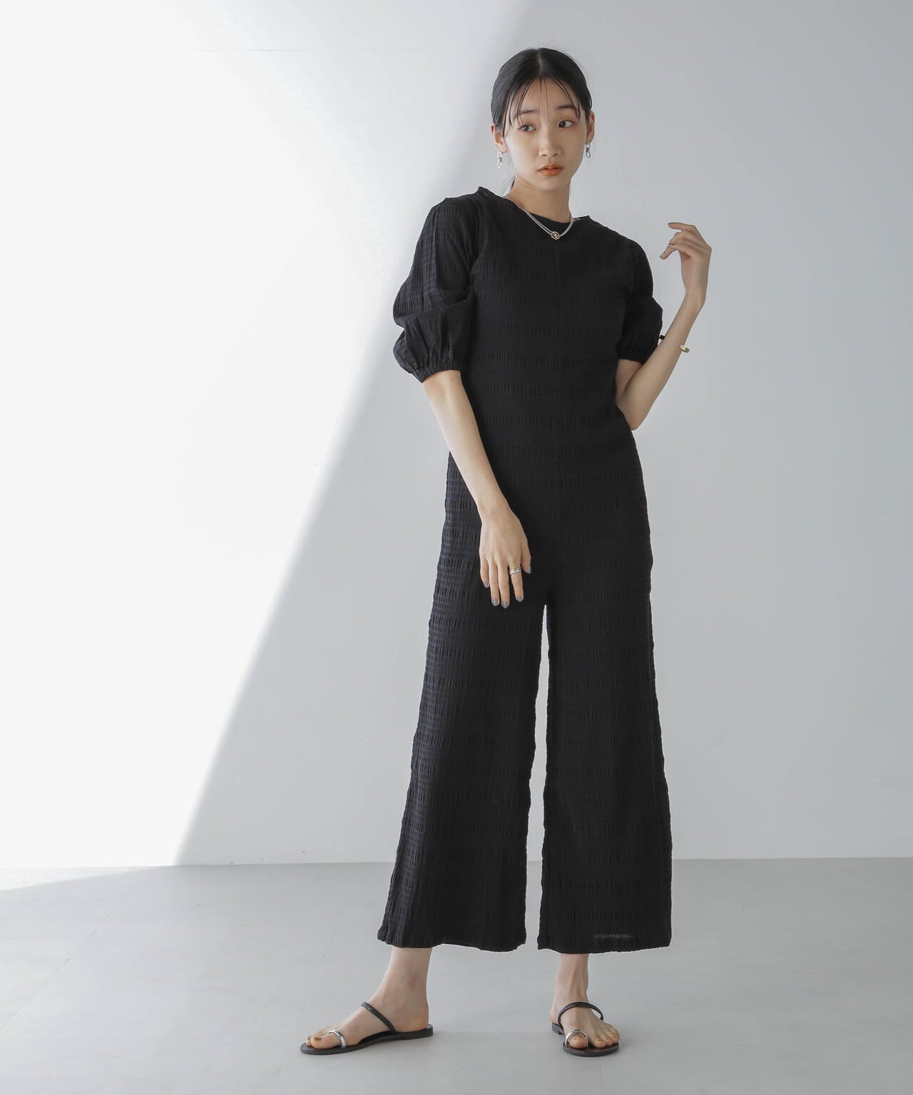 RITA ROW/Puffy sleeves jumpsuit 6714119047