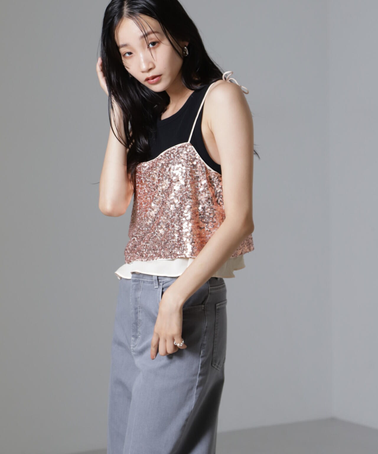 Baum und Pferdgarten/Sequins チューブキャミ(セットアップ可) 6714225002