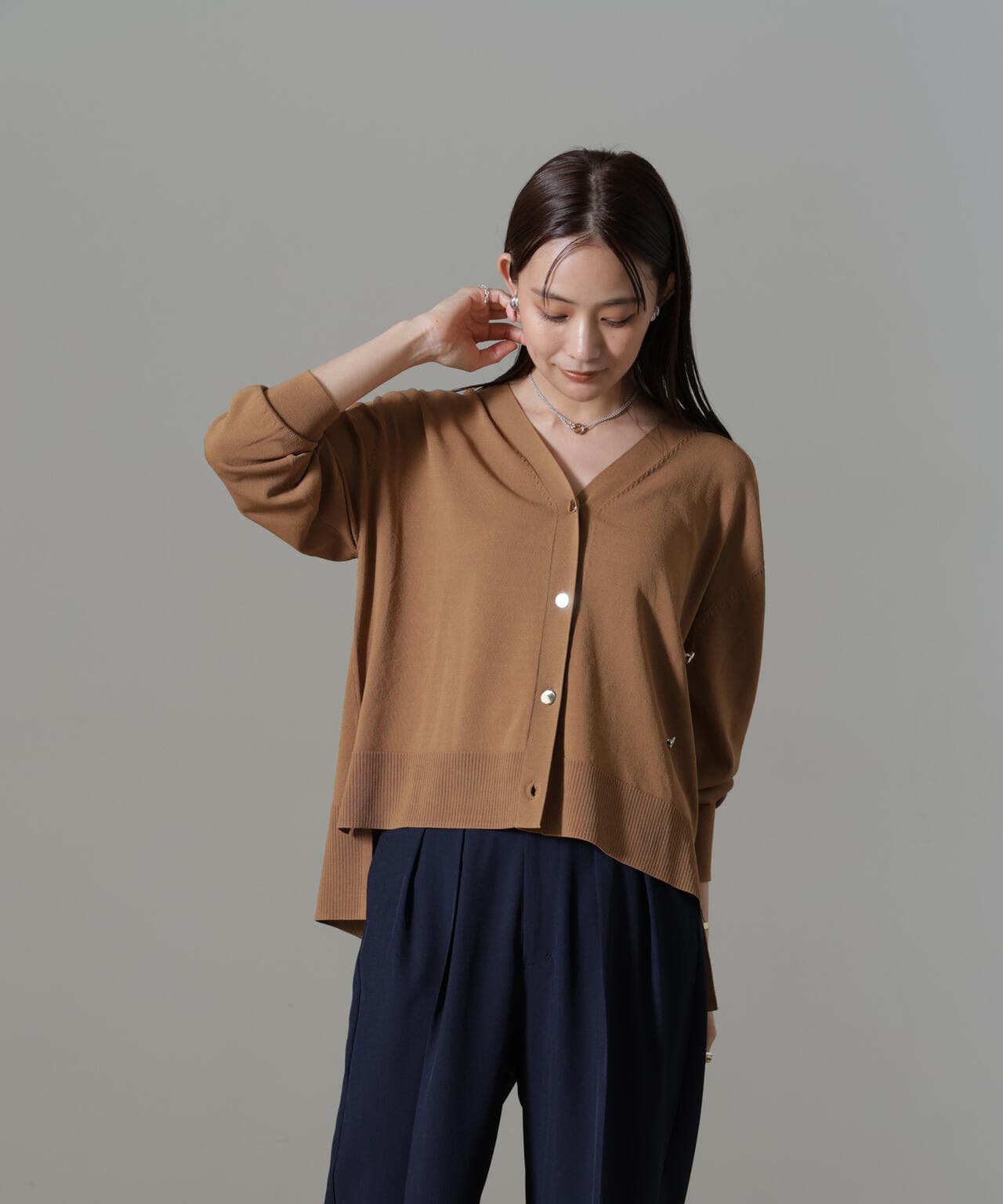 カシュクール2wayカーディガン 6734222303