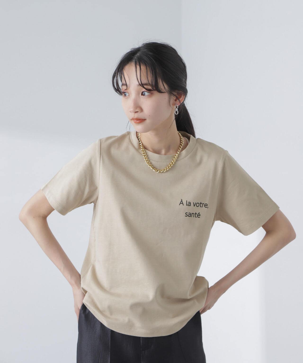 ロゴプリントTシャツ 6734124309
