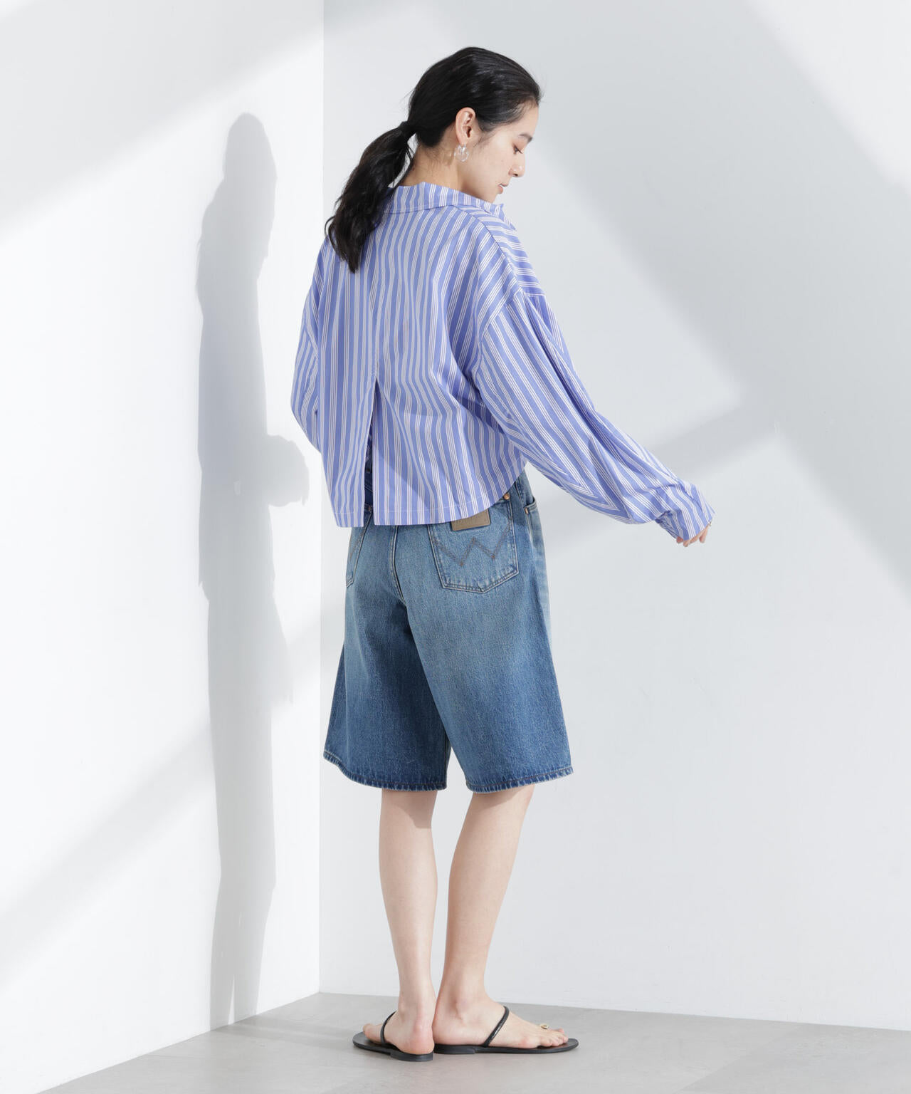 BAUM UND PFERDGARTEN/Cotton Shirting シャツ 6715120031