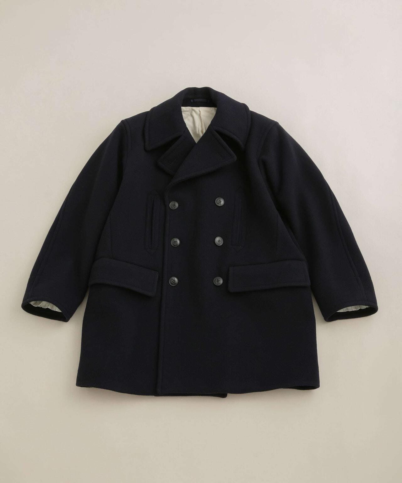 YLEVE/WOOL MOSSER PEA COAT