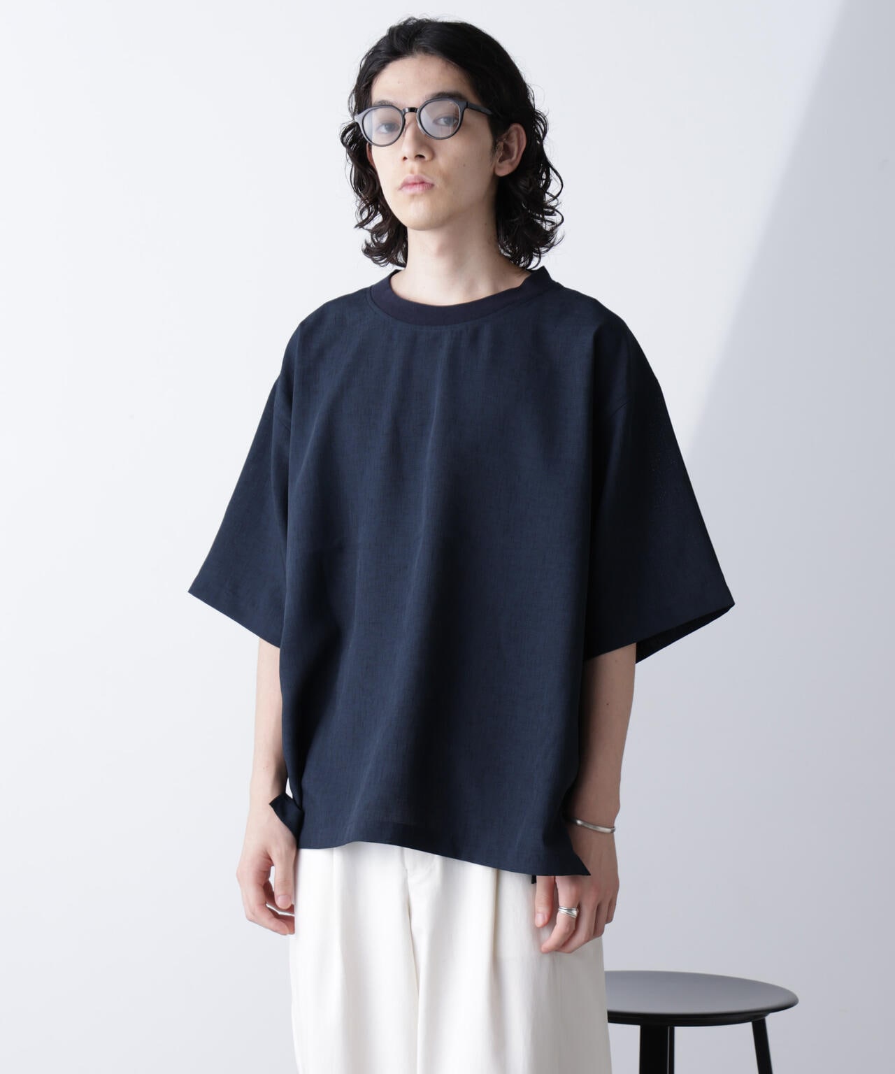 テックリネン布帛Tシャツ 半袖(セットアップ可) 6724224230
