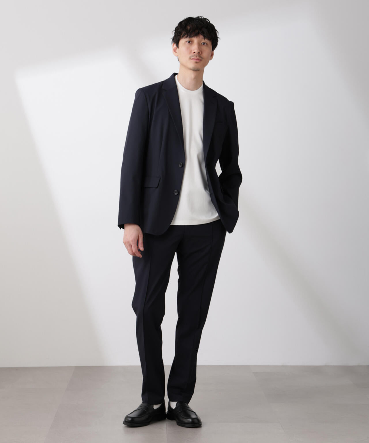 「N JACKET BASIC」トロピカルストレッチジャケット(セットアップ可) 6685117202
