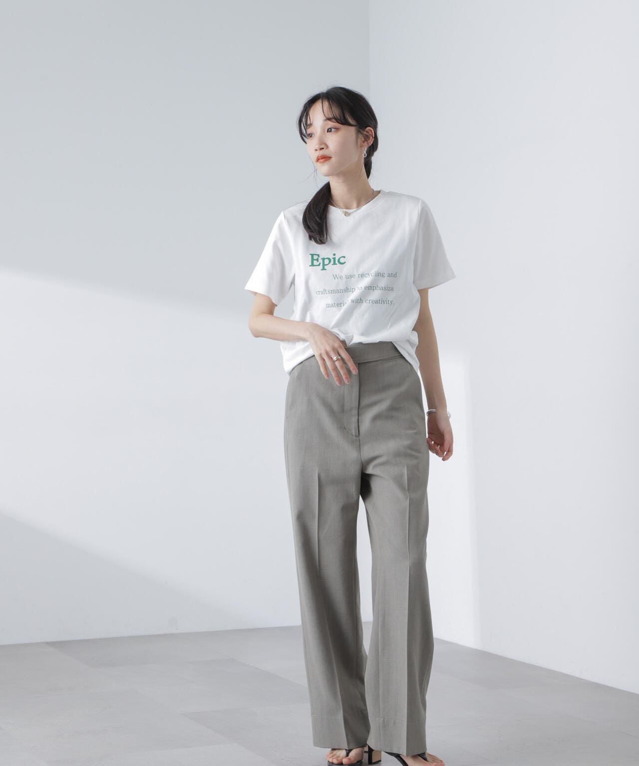 ロゴプリントTシャツ 6734124309