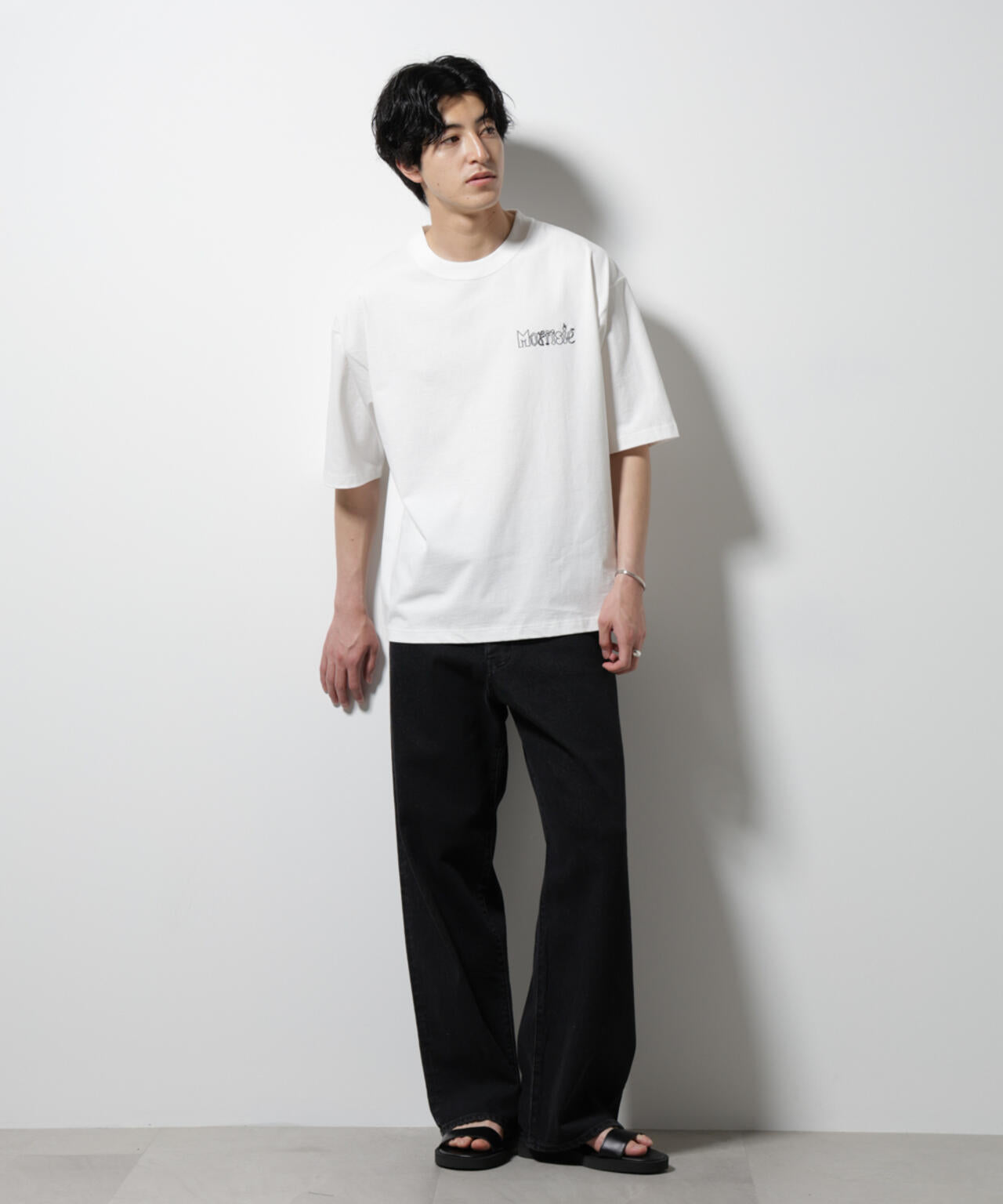 「MOFFISIE」オリジナル刺繍プリント Tシャツ 半袖 6725124243