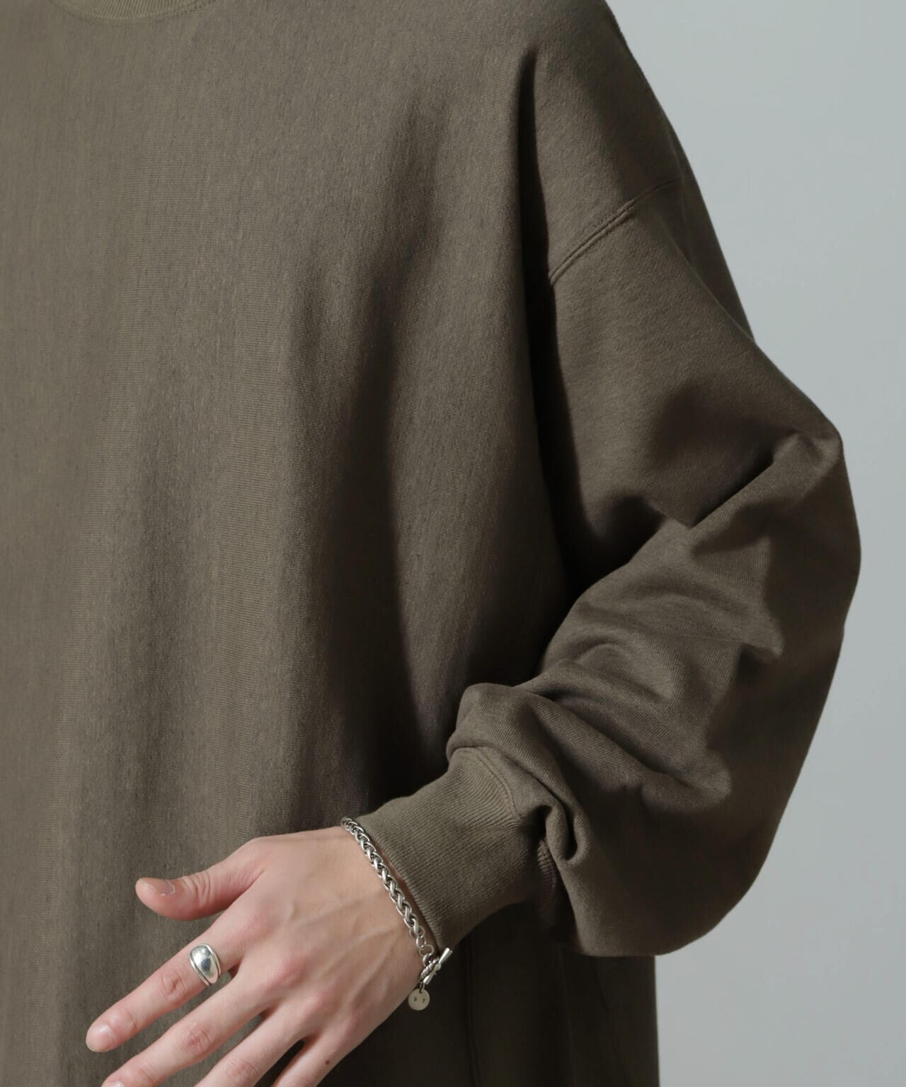 ULTERIOR/FADED SILKY TERRY RW SWEAT SH 6704223051