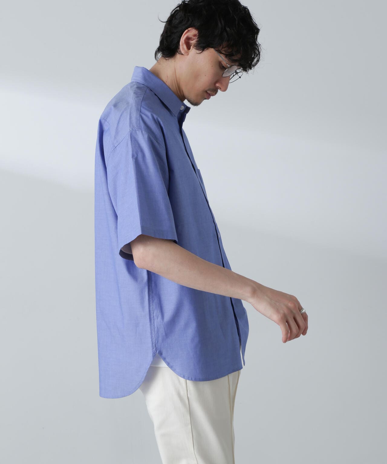 BIGシャンブレーシャツ 半袖 6724221215
